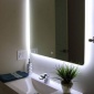 浴室鏡衛生間LED燈鏡洗手間壁掛帶燈鏡子智能衛浴無框鏡子